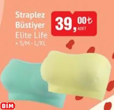 ELİTE LİFE STRAPLEZ BÜSTİYER